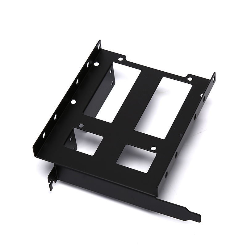 3.5" 2.5" SSD HDD to PCI PCI-e Metal Mount PC Casing Hard Drive Bracket Adapter ZHIXING. 