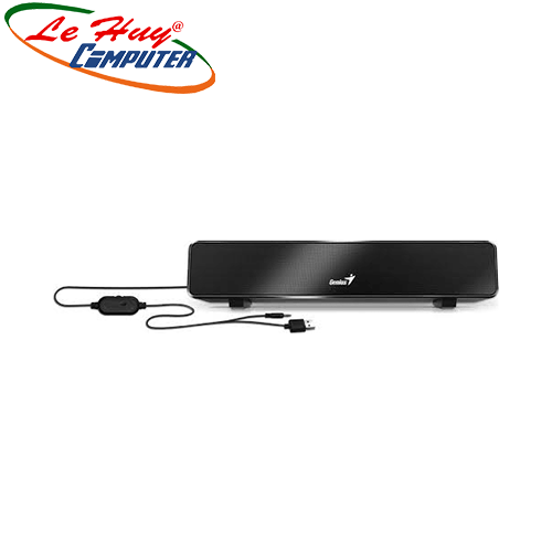 Loa GENIUS Soundbar 100 USB (Màu đen) - Hàng chính hãng