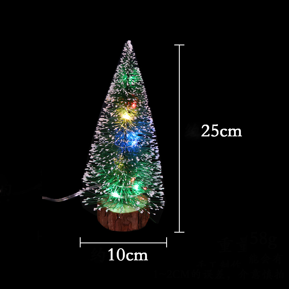 4 Different Sizes Xmas Tree Mini Christmas Tree LED Christmas Tree Decoration Tabletop Christmas Tree Artificial Snow Tree Frosty Xmas Tree Festival Decorations Miniature Christmas Tree Decor Christmas Tree Ornament Snow-covered Christmas Tree 4 Different