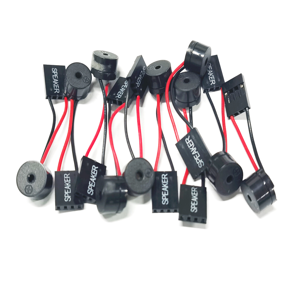 10-20PCS Mini Plug Speaker kit, Internal BIOS Computer Motherboard Mini Onboard Case Buzzer Board Beep Alarm for PC, Electronics, and DIY Projects