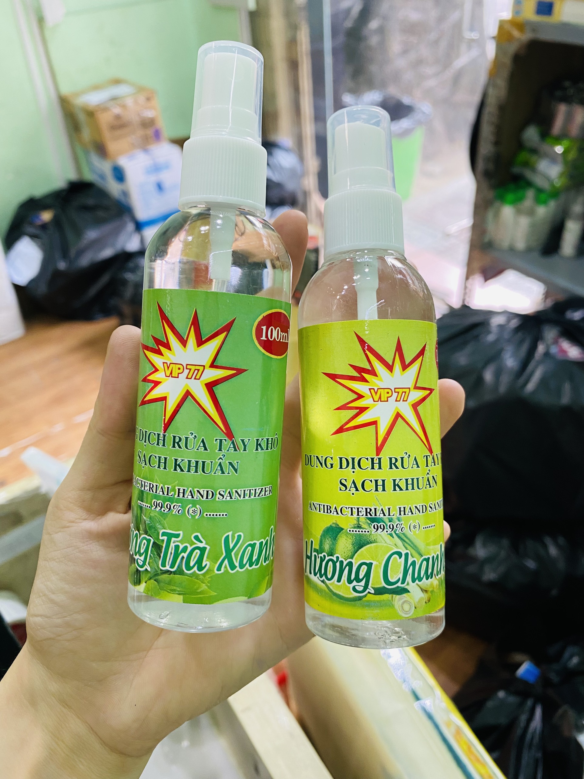 NƯỚC RỬA TAY XỊT KHUẨN CHAI MINI 100ML