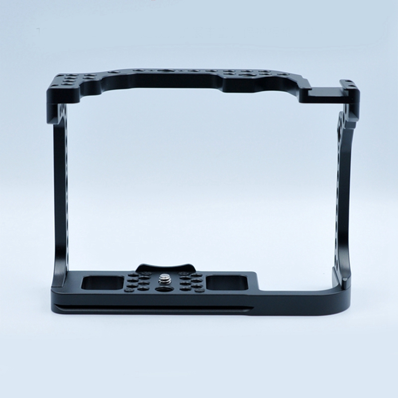 Camera Cage for Canon EOS R Feature with 1/4 3/8 Thread Holes for Magic Arm Microphone Fill Light Attachment