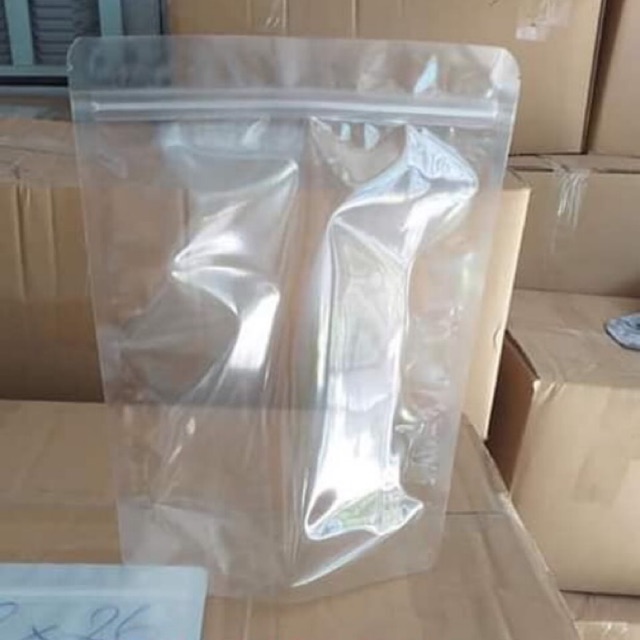 (Combo)10 Túi zip trong đáy đứng - (2 mặt trong 10 túi/size) - mộc Nhân Farm
