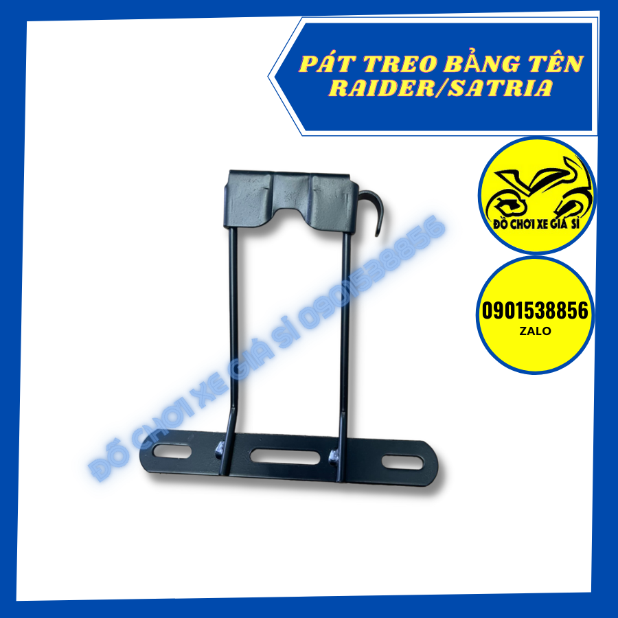 Pát treo bảng tên xe Raider/Satria