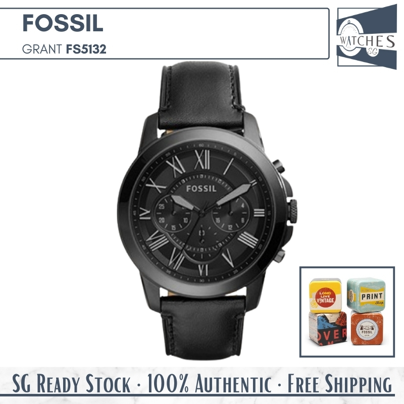 Fossil FS5132 Grant Chronograph Leather 