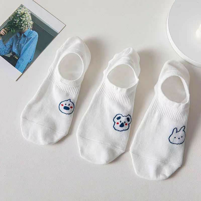 SÉT 10 ĐÔI TẤT HÀI GẤU TRẮNG SIÊU XINH