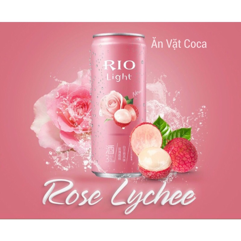 (10 Vị) Cocktail Hoa Quả Cao Cấp Rio Lon 330ml