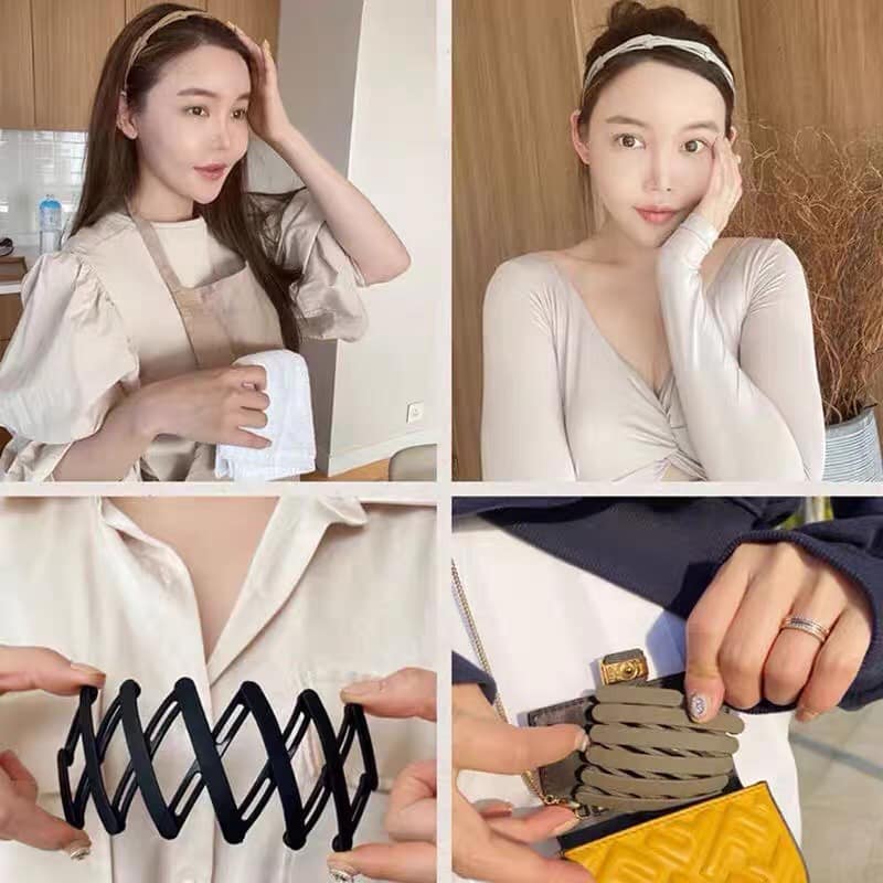 Bờm tóc co giãn gấp gọn