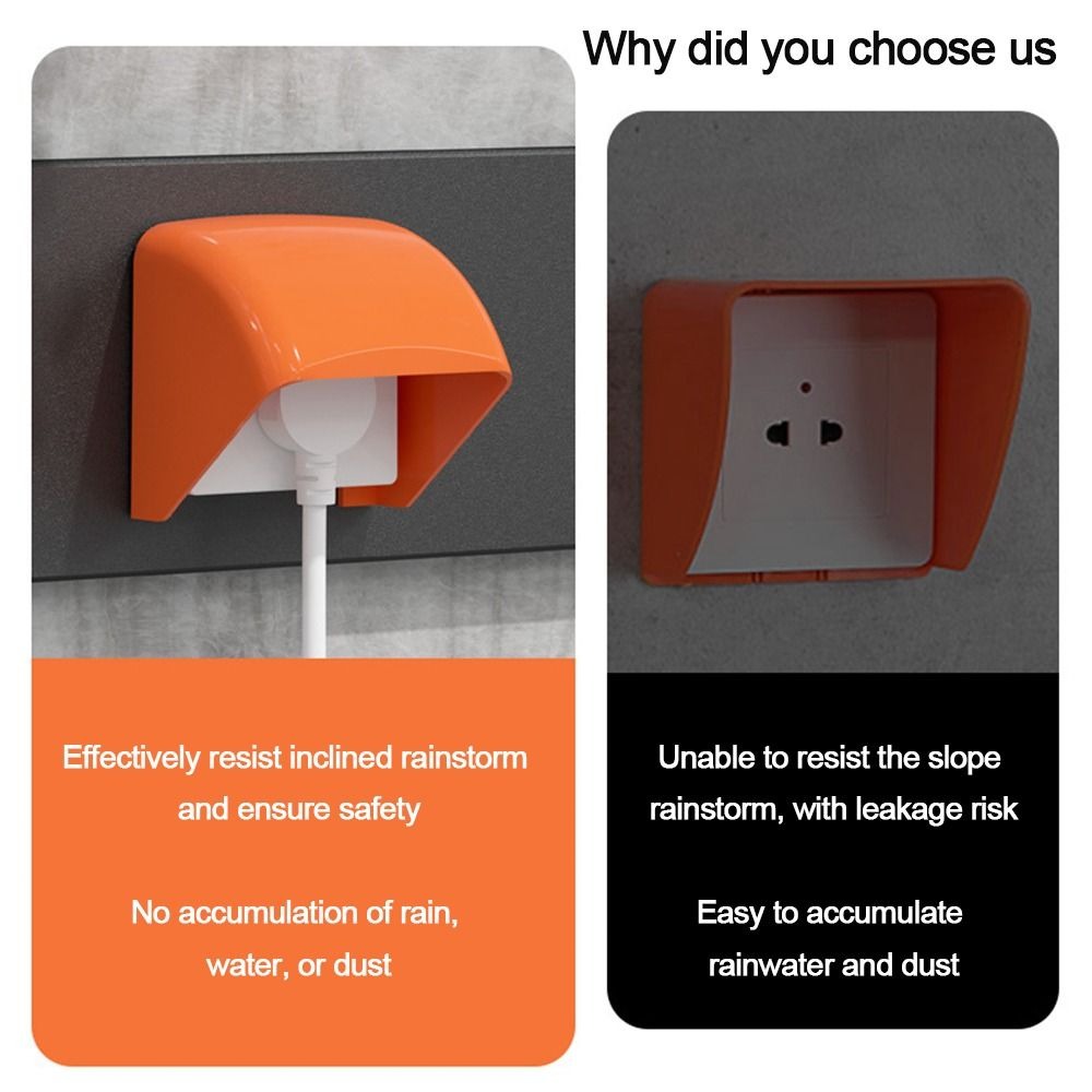 86 Type Electrical Socket Cover Outdoor Waterproof Socket Cover Rainproof Plug Cover Charging Pile Socket Protection Cover 86 Type Electrical Socket Cover Wall Socket Rainproof Cover Ground Socket Waterproof Box Socket Switch Protection Cover Electric