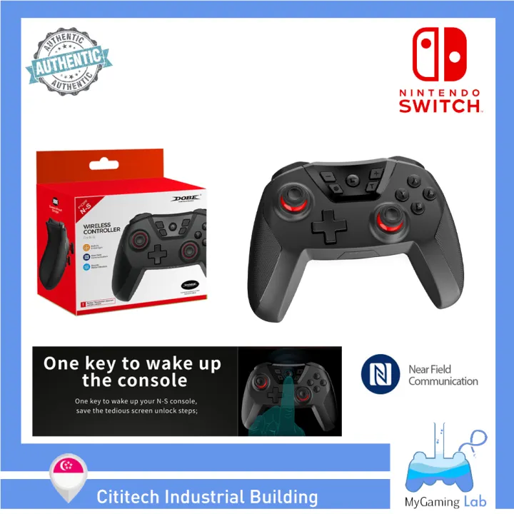 Sg Wholesaler Tns 0118a Dobe 2 In 1 Wireless Gaming Pro Controller Support Nfc Wake Up For Nintendo Switch Pc Lazada Singapore