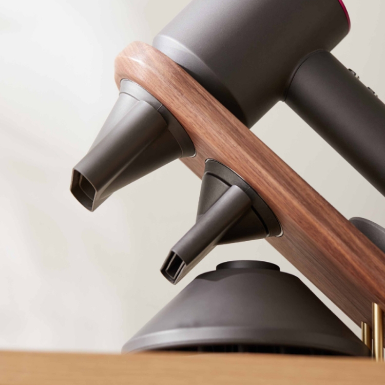【 Mobilihouse 】 Khung đựng máy sấy tóc gỗ đặc cho bộ phận thay thế Dyson