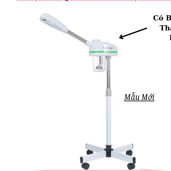 Máy xông hơi 1 cần nóng, máy xông mặt dt-188 dt-199 chính hãng, bảo hành 12 tháng