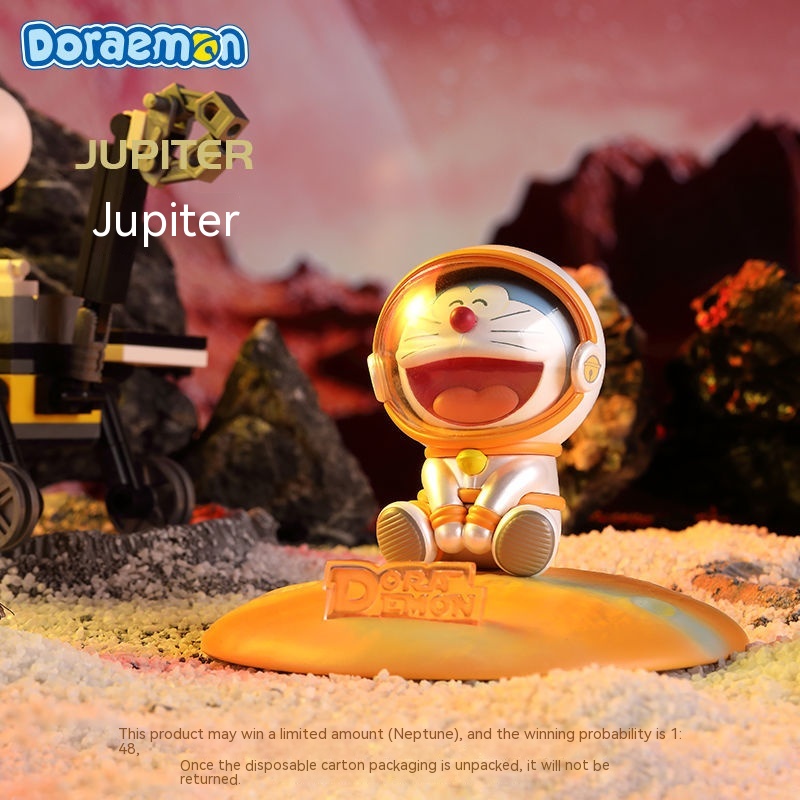 Giá Đỡ Điện Thoại Để Bàn Hình Doraemon Phi Hành Gia Hành Tinh Dễ Thương Dùng Làm Quà Tặ hộp mù búp bê trang trí ô tô