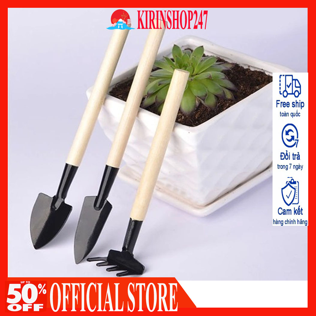 Bộ Dụng Cụ Làm Vườn Mini 3 Món Tiện Dụng
