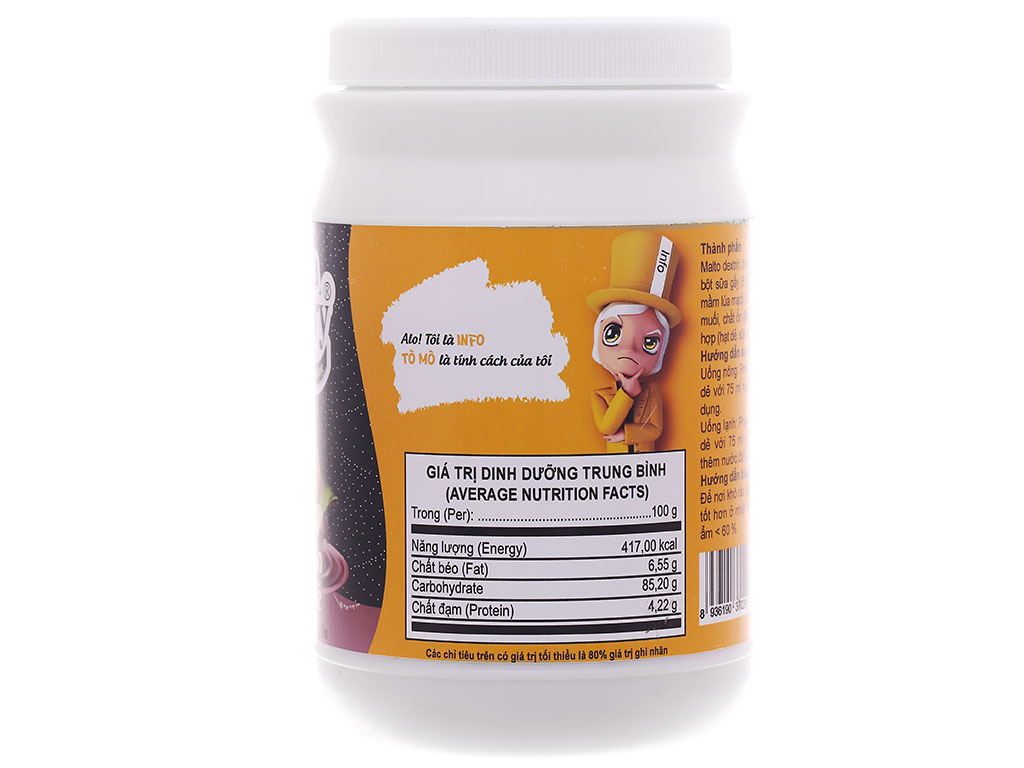 Bột ca cao hạt dẻ Vita Dairy hũ 450g
