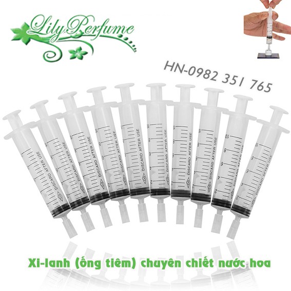Xi-lanh (Ống tiêm) 10ml - 20ml Chuyên Dụng Chiết Nước Hoa