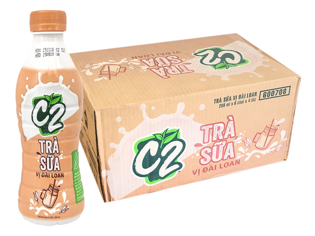 Trà sữa C2 vị Đài Loan 280ml