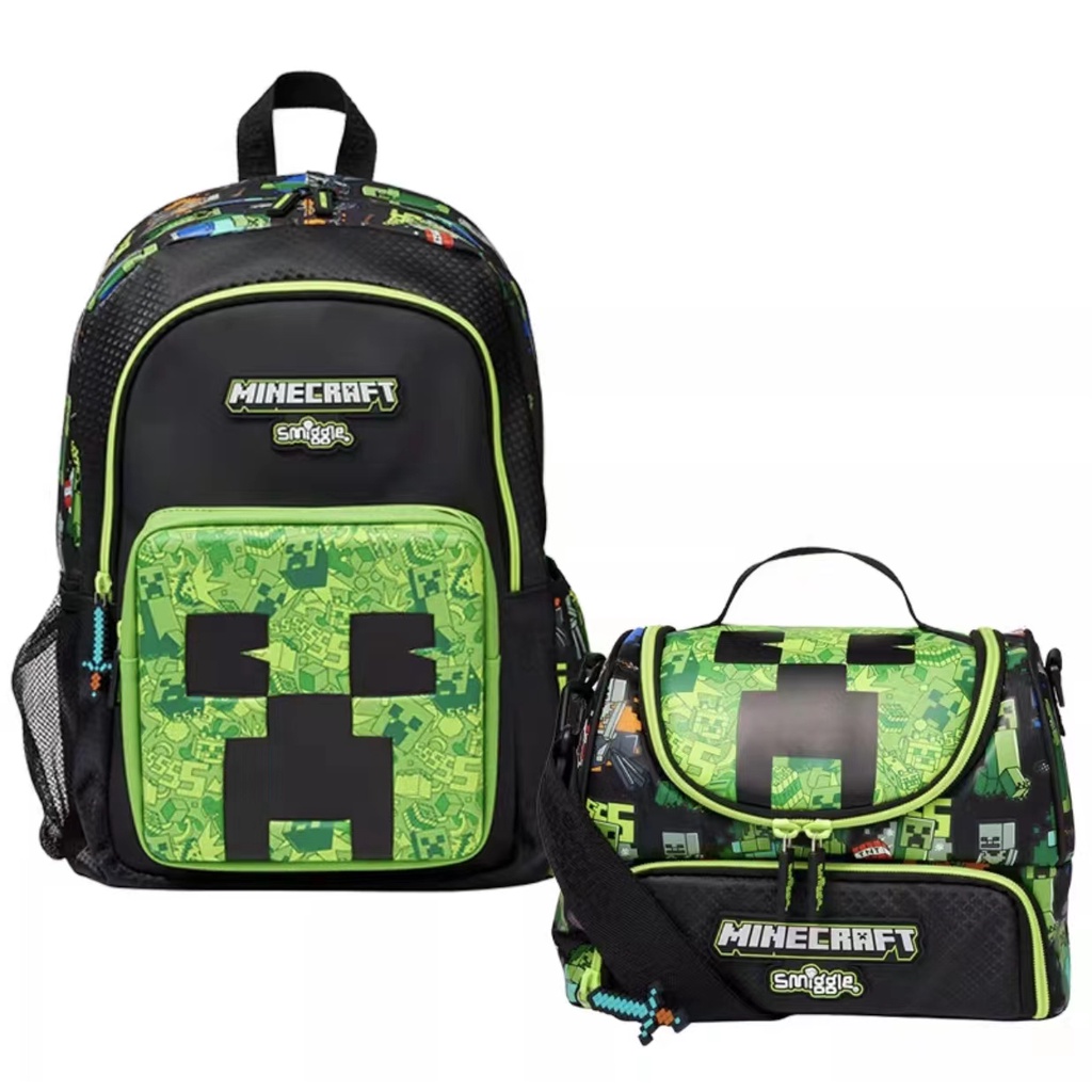 Ba Lô In Hình MINECRAFT Độc Đáo Dành Cho Bé Tiểu Học