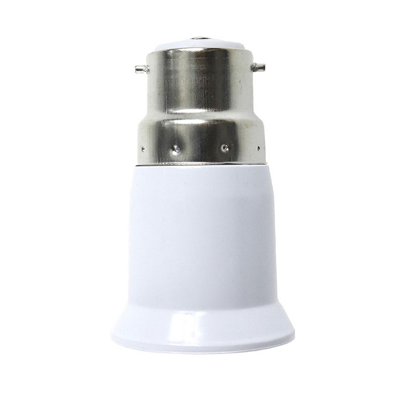 Easehome 💘 💘 B22 to E27 Lamp Bulb Socket Base Holder Converter Fireproof High Temperature Resistant Light Adapter Conversion Lampholder