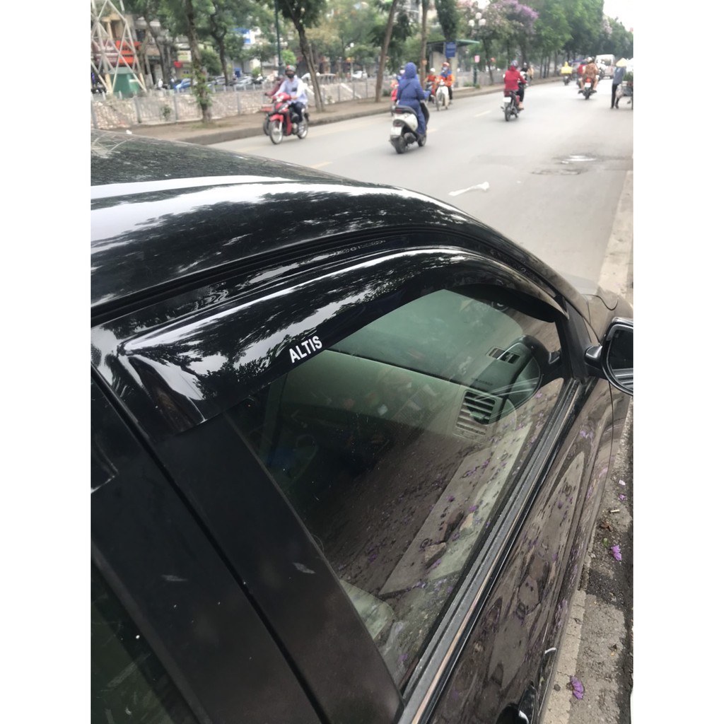 [Bọc hộp chống gãy] Vè che mưa Altis [2006-2011]-đen