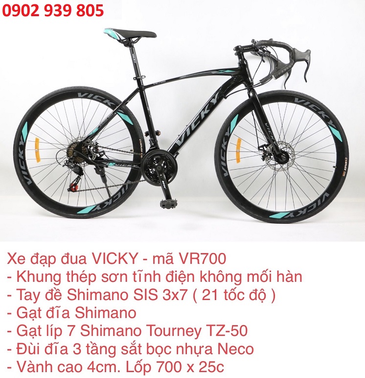 VR700 Xe đạp đua VICKY BÁNH 700C