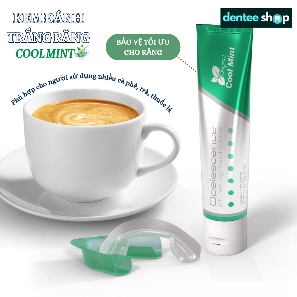 Kem đánh răng Opalescence Whitening Cool Mint cao cấp, làm trắng răng