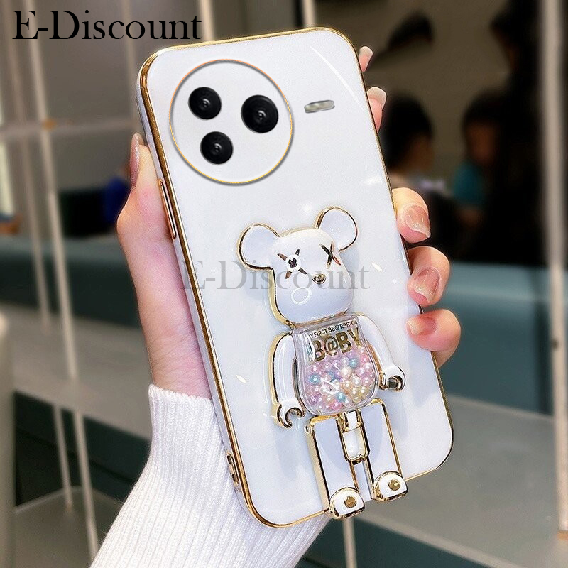 New Phone case Xiaomi Poco F7 Pro Back cover Soft Electroplated Quicksand Hourglass Pellet KWAS Bear silicone shockproof Protector Smooth for Xiaomi Poco F7 Ultra Back Cover. 