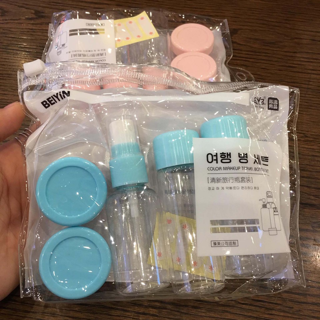 Combo bộ chiết mỹ phẩm 7 món