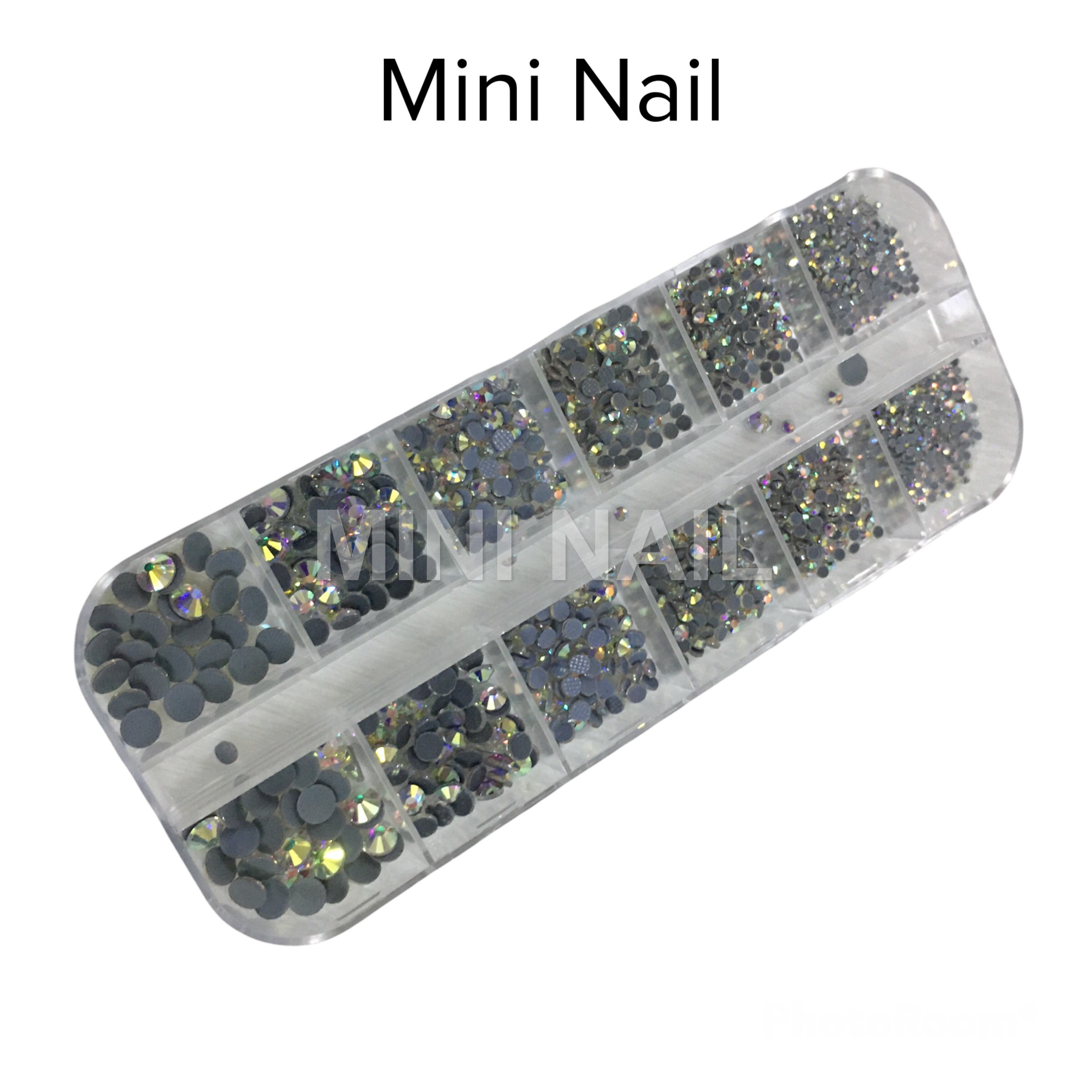 Set đá chân lưới, đá chân keo 12 ô mix size siêu sáng