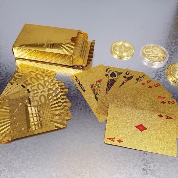 Bộ bài tây Mạ 24K