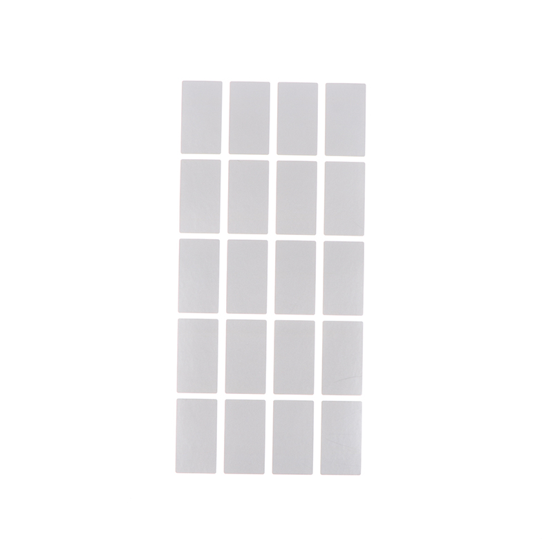 Bah 23*42mm reward scratch card film coated stickers scratch diy off labels toys