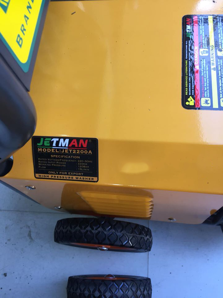 Máy Rửa Xe Cao Áp 2200W Jetman JET2200A
