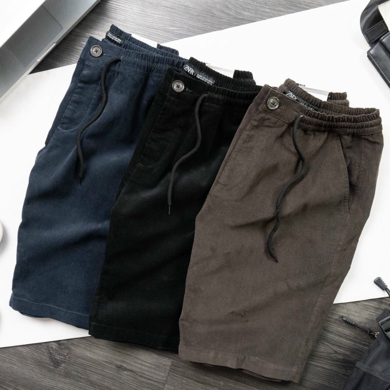 [hàng xuất dư] Quần Short nam, quần nhung Zara