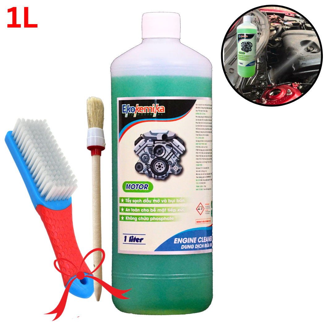 Dung Dịch Tẩy Rửa Vệ Sinh Dầu Nhớt Chất Bẩn Khoang Máy Ekokemika Motor Engine Cleaner 1L