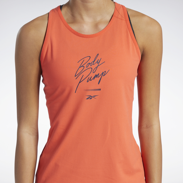 Reebok STUDIO Áo Tank top Tập luyện Nữ Les Mills Body Pump Vector Tank Màu  cam GV2002 | Lazada.vn