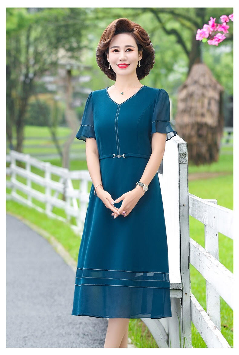 Đầm dự tiệc trung niên VO-2023