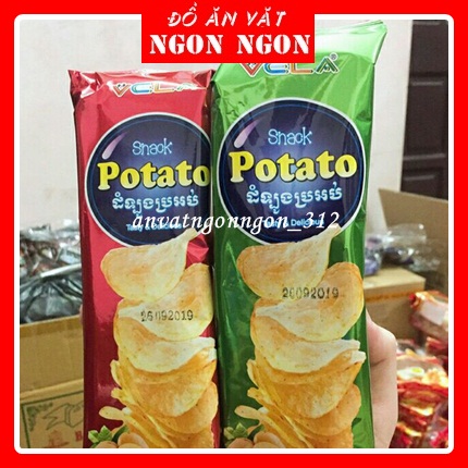 5 Gói Snack Potato Thơm Ngon Giòn Giụm