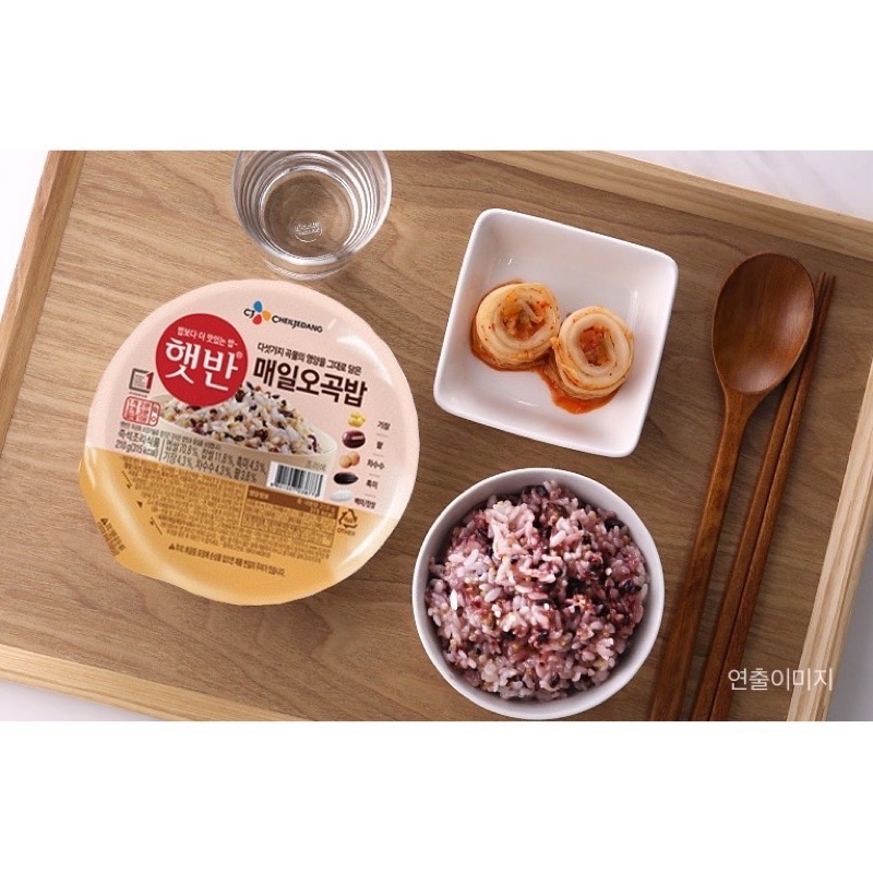 Cơm ngũ cốc hàn quốc ăn liền CJ Hetbahn 210g