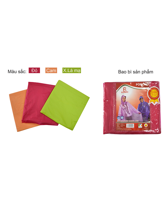 Turtle Neck Raincoat in Color (Random Color Delivery)