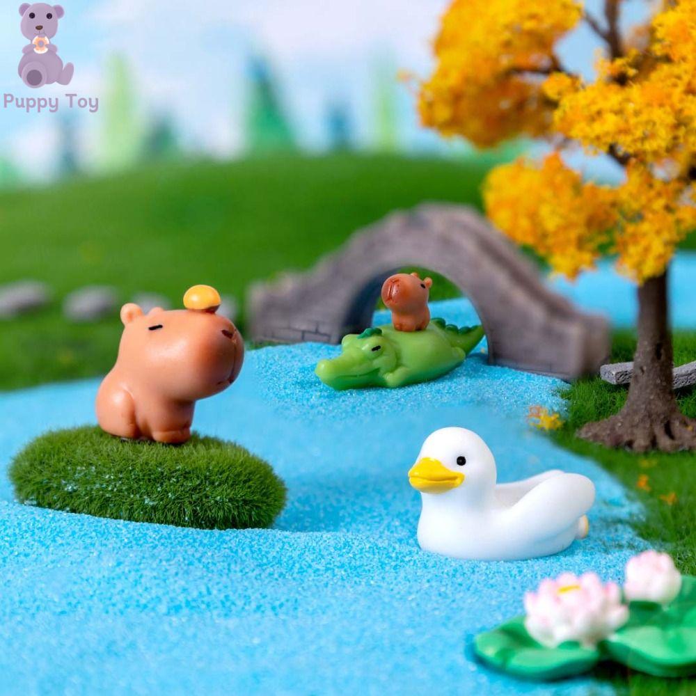 TESDFD Animals Capibara Capybara Figure Toys Figure Simulation Simulation Capibara Model Cartoon Characters Model Capybara Animals Figures Kid Toys