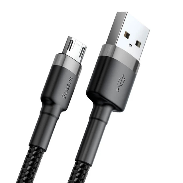 Cáp Sạc Baseus Cafule Micro USB dành cho Smartphone Android, Dây bọc dù siêu bền 1m/2m