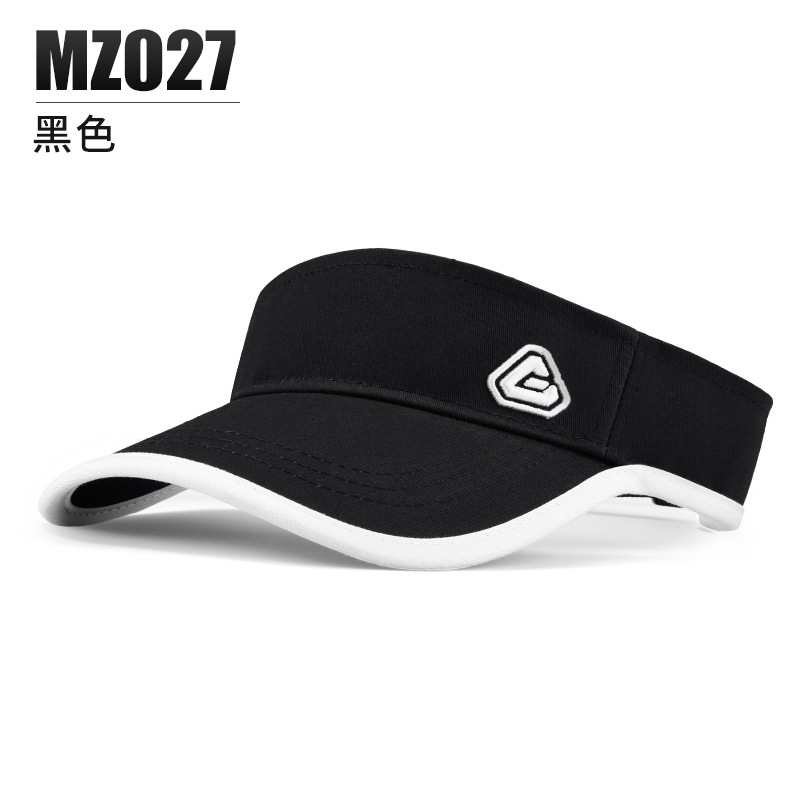 PGM Golf Hat for Men's and Women's No Top Hat Sun Visor Sweat-absorbing Lining Adjustable Size MZ027