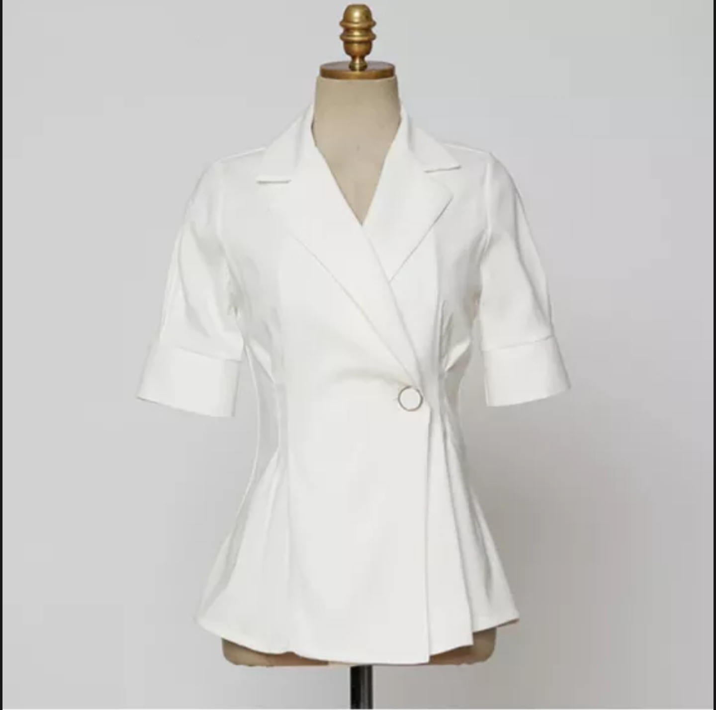 Áo Khoác Vest Blazer Một Nút Dáng Dài Thanh Lịch( TẶNG KÈM ÁO ỐNG)