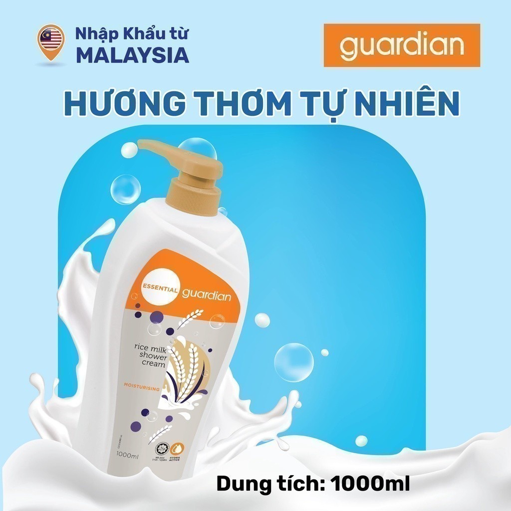 Guardian Essential Rice Milk Moisturising Shower Cream