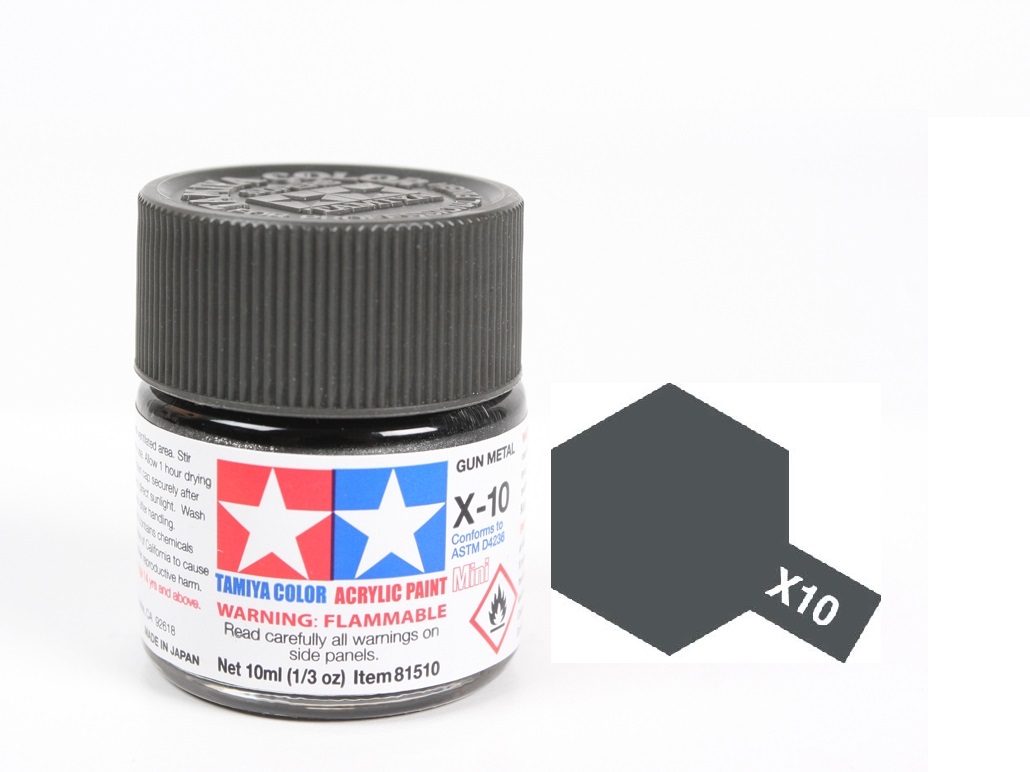 Acrylic mini ( X1 ~ X21) sơn mô hình gốc nước 10ML Tamiya