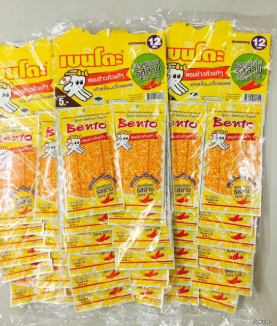[12+1] gói Mực bento thái lan gói 5g siêu ngon