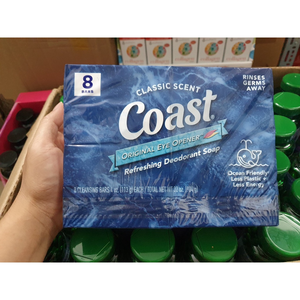 thùng 6 lốc Xà Bông Cục Coast Mỹ ( mẫu mới )
