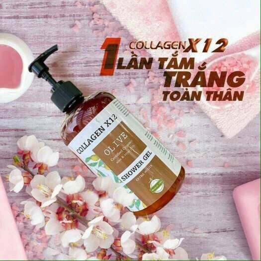 Sữa tắm Collagen X12 500ml