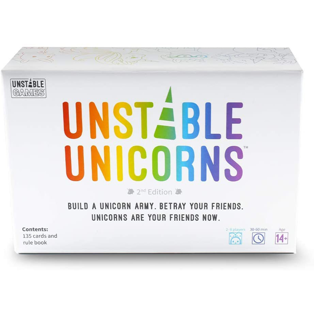 Unstable Unicorns Board English Family Party Expansion Basic Version Of Classic Board Games.