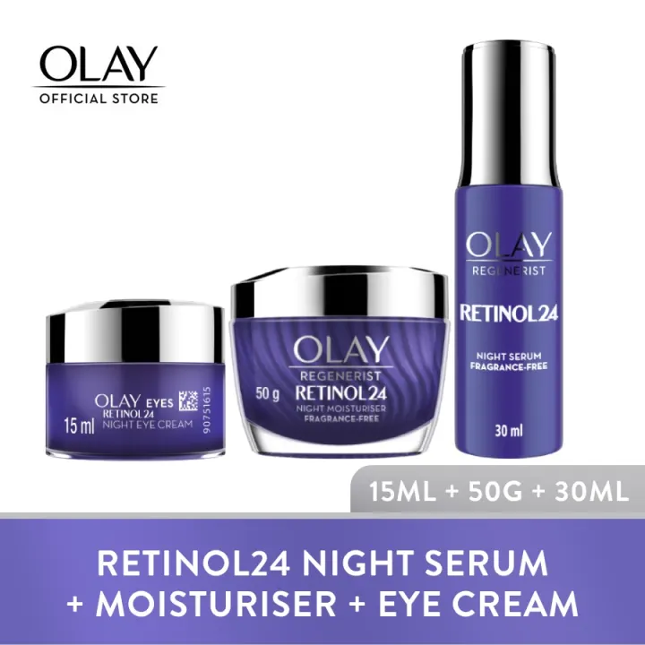 olay regenerist retinol 24 night moisturiser fragrance free 50g